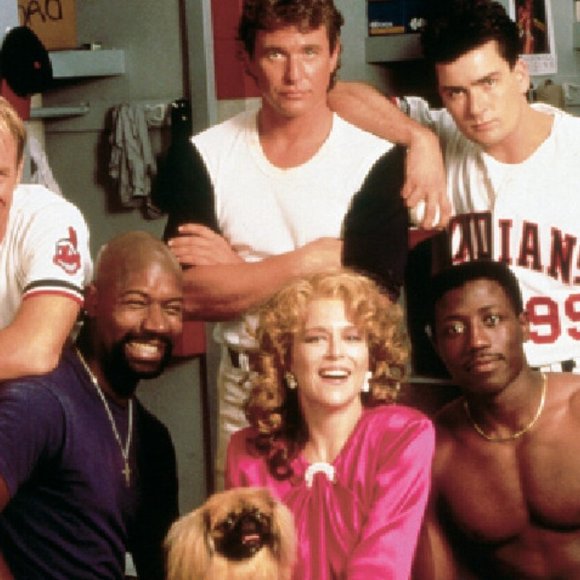 CLEVELAND INDIANS #7 TAYLOR , #24 DORN Sewn Jersey WHITE - Picture 16 of 16